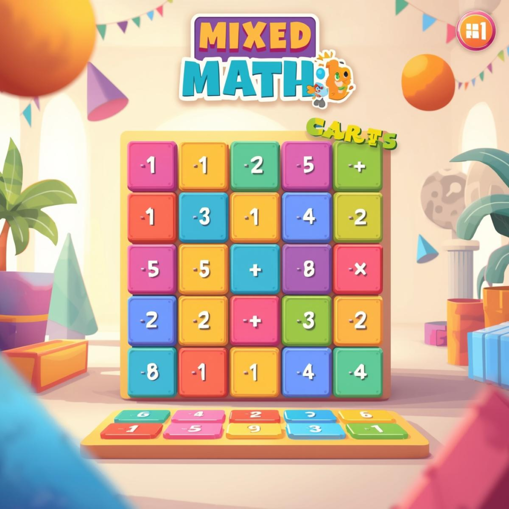 mixed operations math game